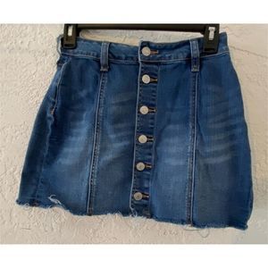 PacSun Button Denim Skirt (24)
